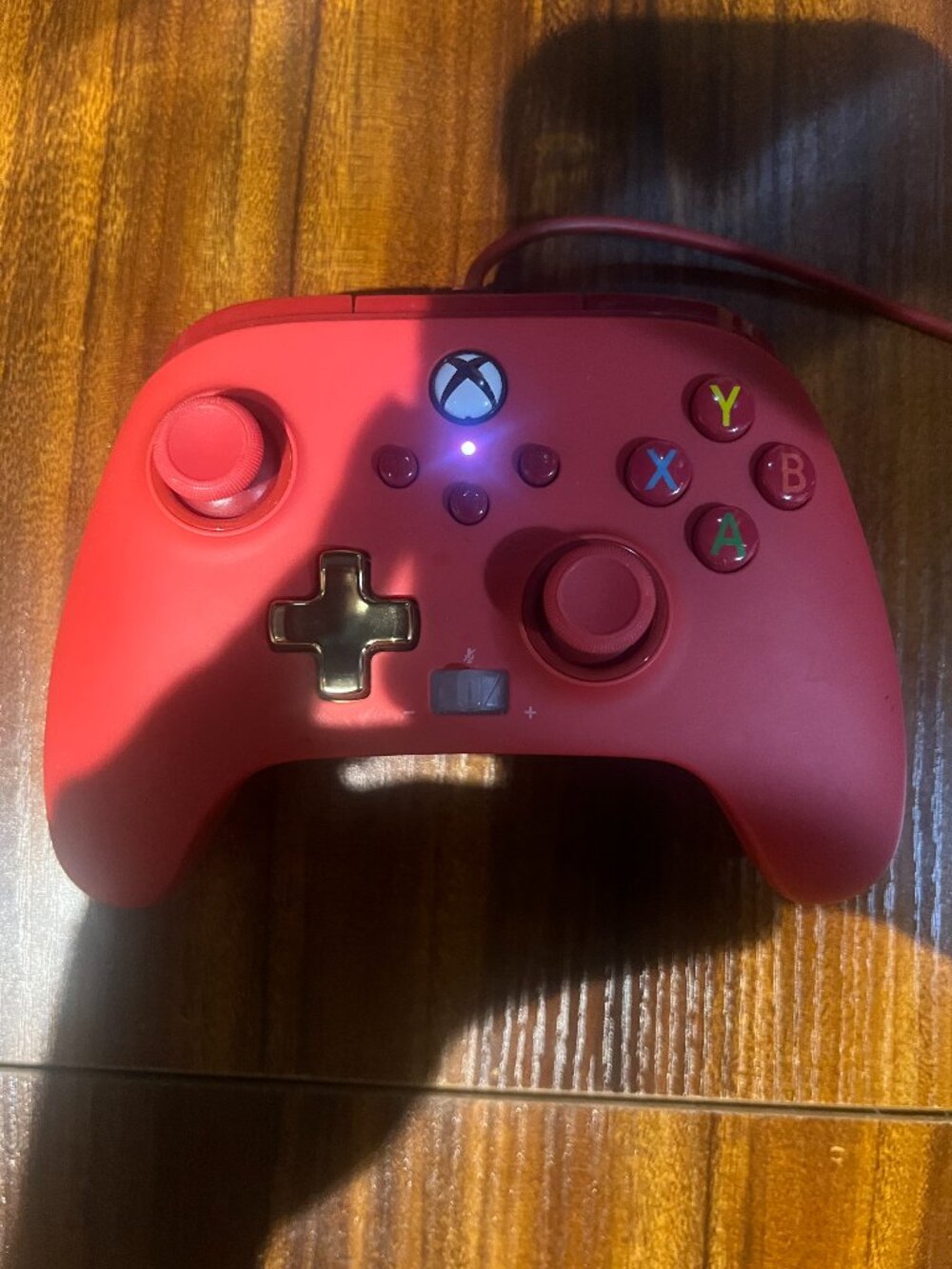 PowerA Enhanced Wired Controller Red for Xbox Tested & Working, No Cable, Used G